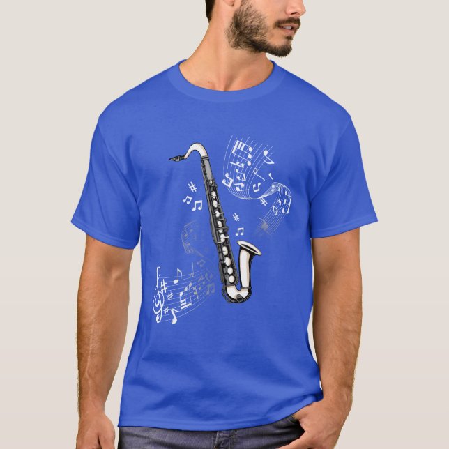 Bass Clarinet Player Orchestra Band Bass Clarinet  T-Shirt (Front)