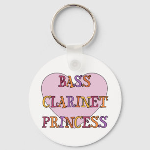 Bass Clarinet Princess Key Ring