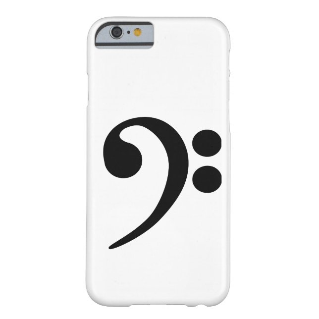 Bass Clef Case-Mate iPhone Case (Back)