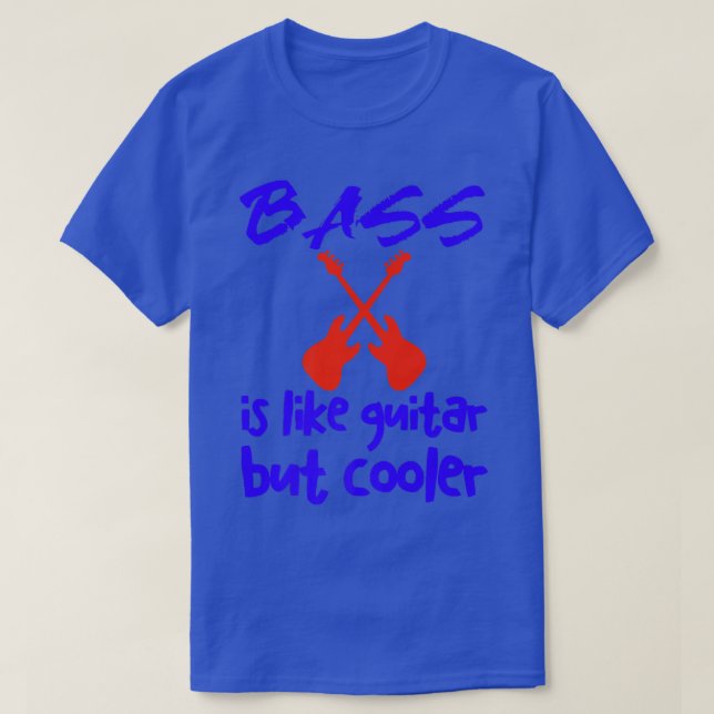Bass Clef Cool Bass Guitar Bass Guitarist Guitar P T-Shirt (Design Front)