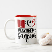 Bass Clef Heart I Love Playing My Santoor