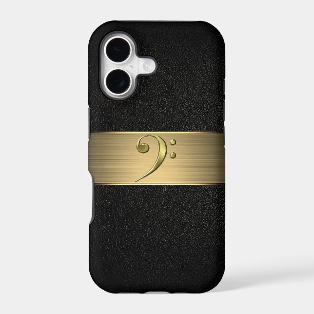 bass clef iphone case (Back)