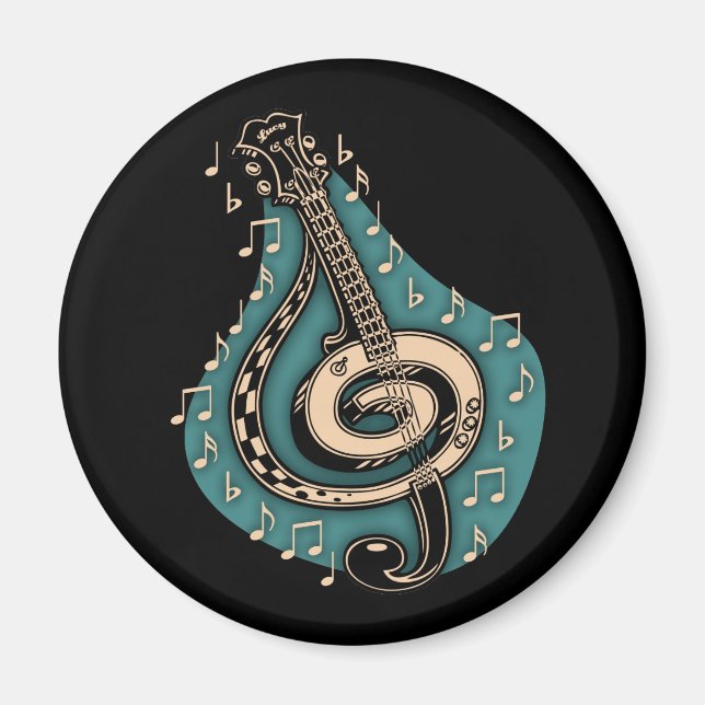 Bass Clef Magnet (Front)