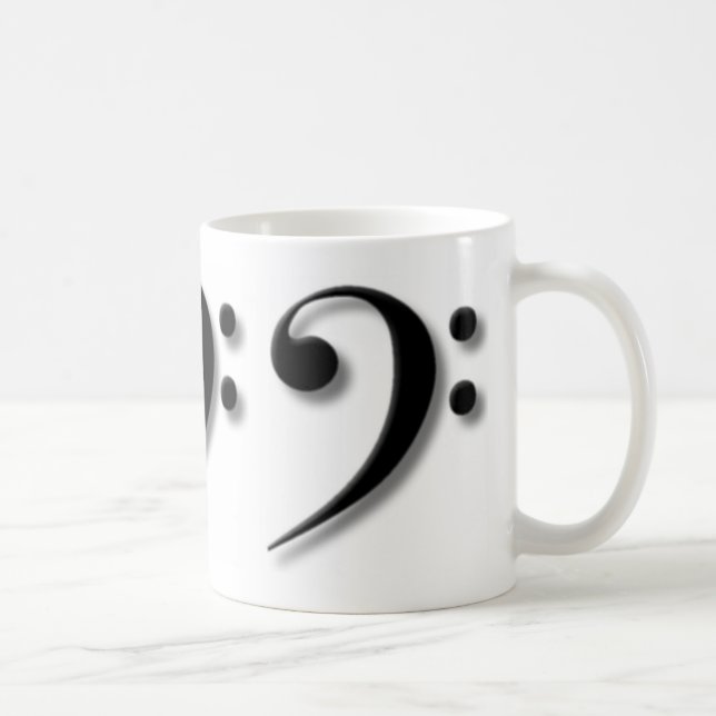 Bass Clef Mug (Right)