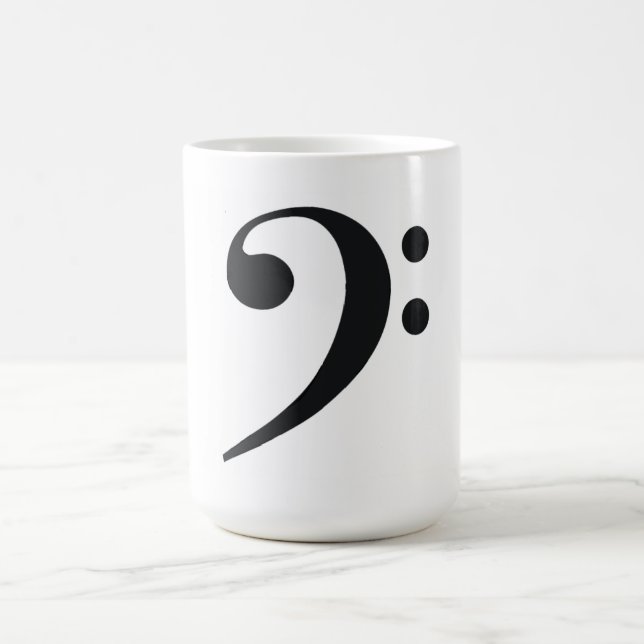 Bass Clef Mug (Center)