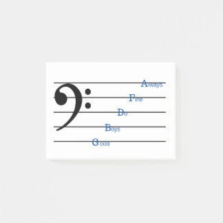 Bass Clef Notes (Line Rhymes)