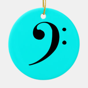 Bass Clef Ornament
