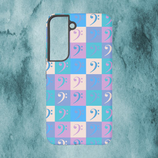 Bass Clef Pattern Music Pastel Samsung Galaxy Case