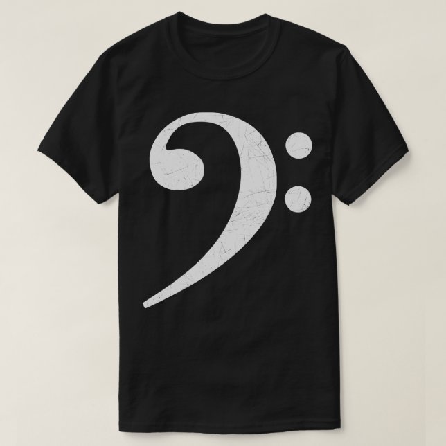 Bass clef T-Shirt (Design Front)