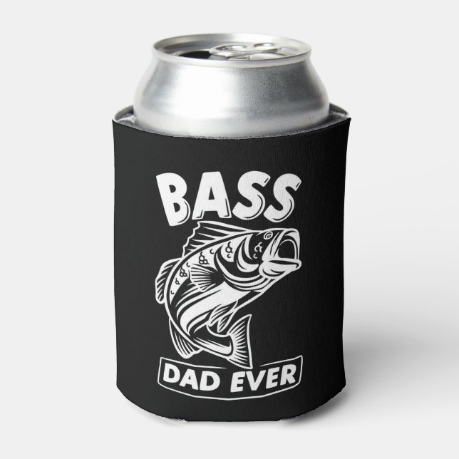Bass Dad Ever Can Cooler (Can Front)