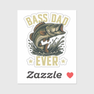 Bass Dad Ever Fishing Father's Day Fisherman