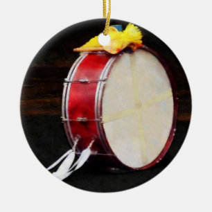 Bass Drum at Parade Ceramic Tree Decoration