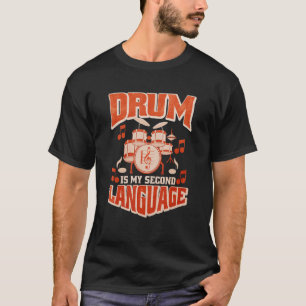 Bass Drum Set Cool Drummer Kit 5 T-Shirt