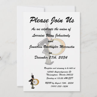 bass drummer marching black abstract.png invitation