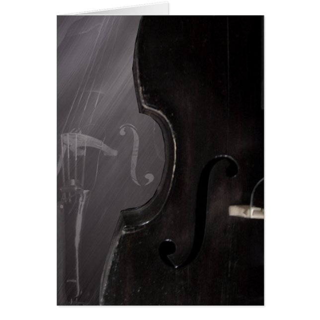 Bass f hole - Card (Front)