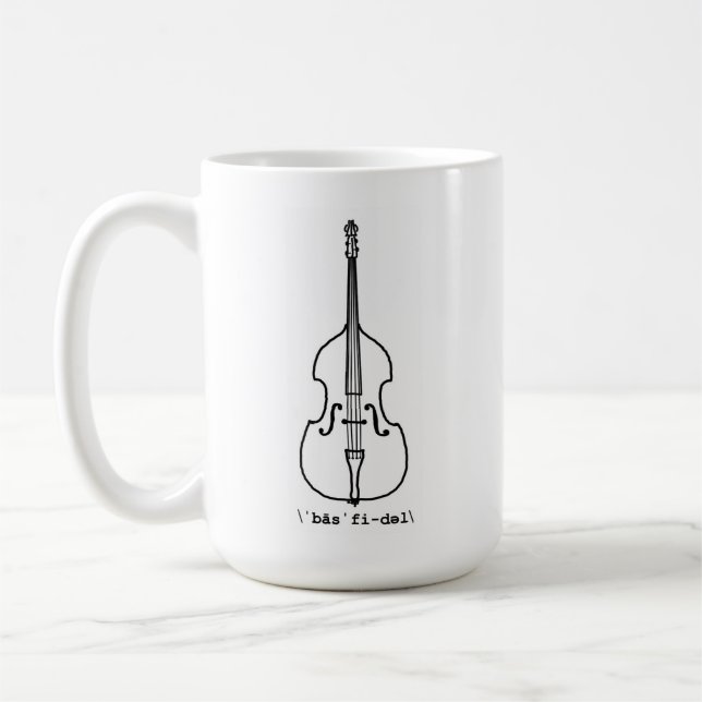Bass Fiddle Mug (Left)