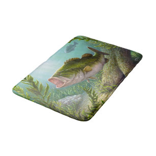 Bass Fish Bath Mat