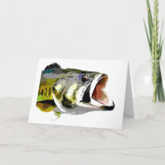 Bass Fish Card