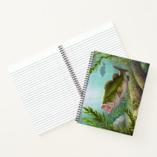 Bass Fish Notebook