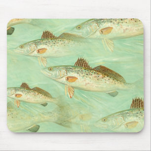 Bass Fish Pattern  Mouse Mat