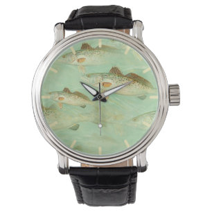 Bass Fish Pattern  Watch