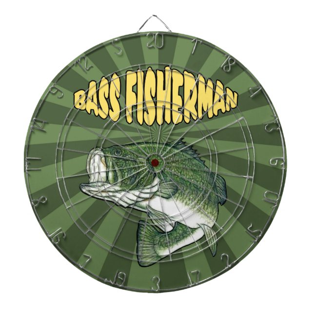 Bass Fisherman Dartboard (Front)