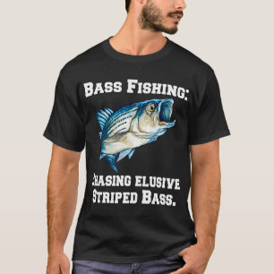 Bass Fishing: Chasing Elusive Striped Bass T-Shirt
