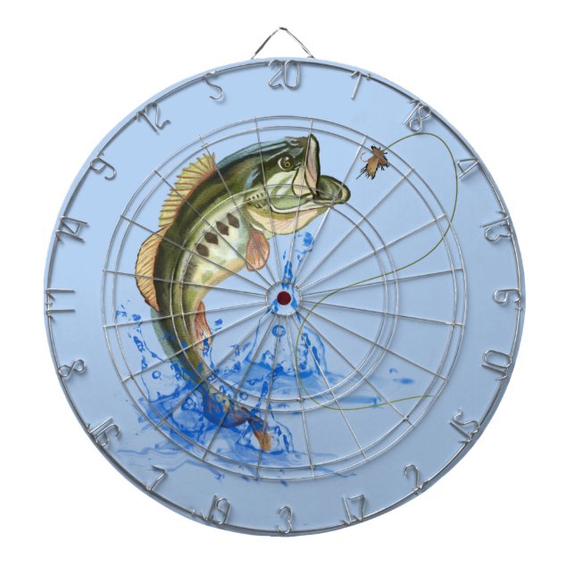 Bass Fishing Dartboard (Front)
