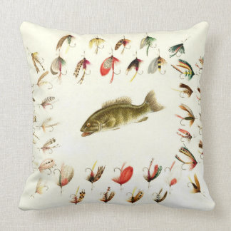 Bass Fishing Flies 1882 Cushion