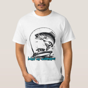 Bass Fishing "Hooked on Adventure" T-Shirt