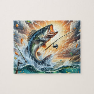 Bass Fishing Jigsaw Puzzle
