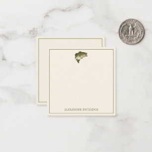 Bass Fishing Personalised Card