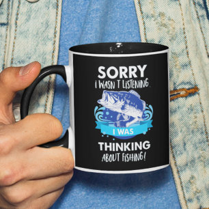 Bass Fishing Quote Hobby Sport Fisherman Mug