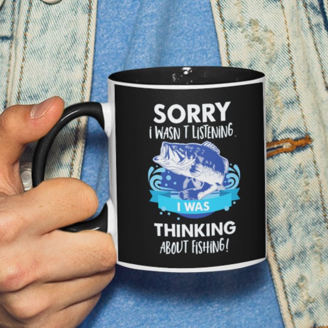 Bass Fishing Quote Hobby Sport Fisherman Mug (Creator Uploaded)