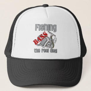 Bass Fishing The Reel Deal Trucker Hat