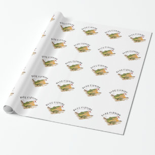 Bass Fishing Wrapping Paper