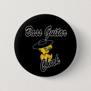 Bass Guitar #4 6 Cm Round Badge