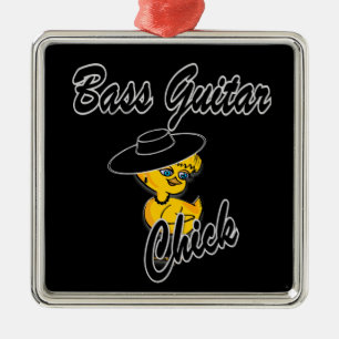 Bass Guitar #4 Metal Tree Decoration