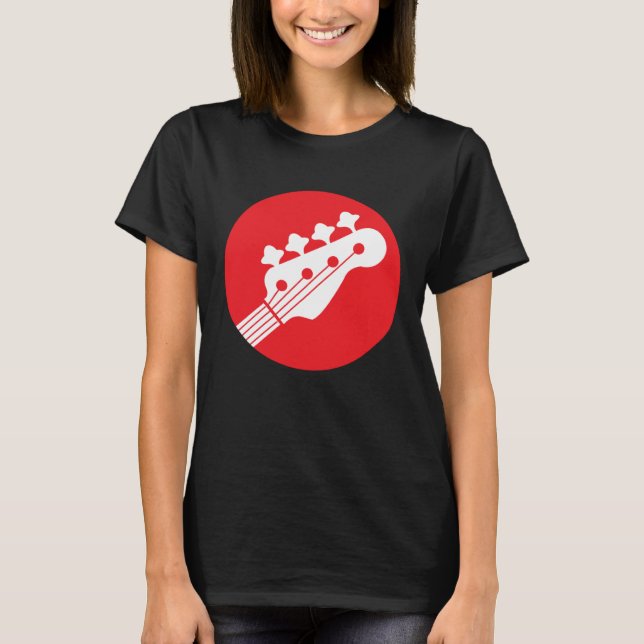 Bass Guitar Bass Player T-Shirt (Front)