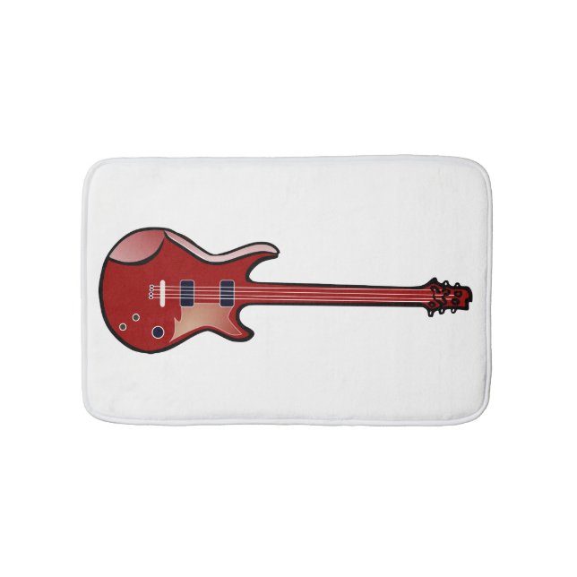 Bass guitar bath mat (Front)