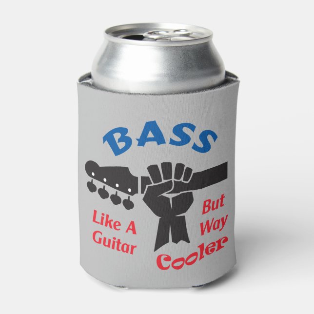 Bass Guitar Can Cooler (Can Front)