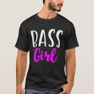 Bass Guitar Girl Player Women Cute T-Shirt