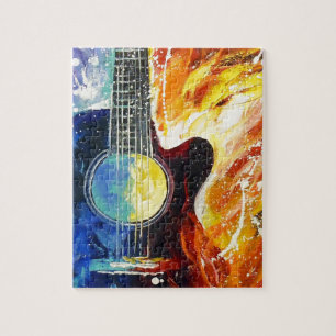 Bass guitar jigsaw puzzle