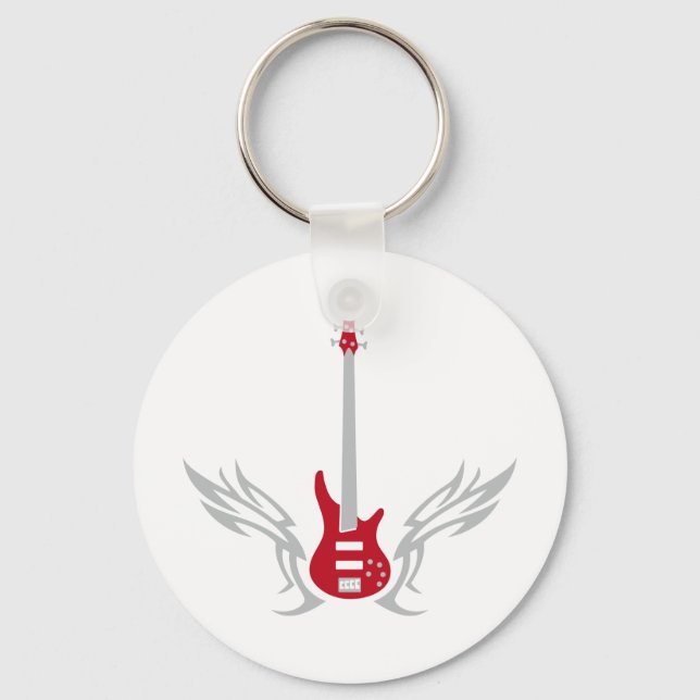 bass guitar key ring (Front)