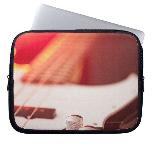 Bass Guitar Laptop Sleeve (Front)