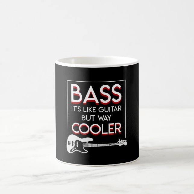 Bass Guitar Like Guitar But Way Cooler Coffee Mug (Center)