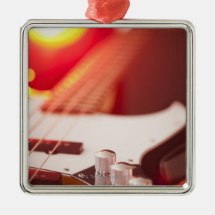 Bass Guitar Metal Tree Decoration