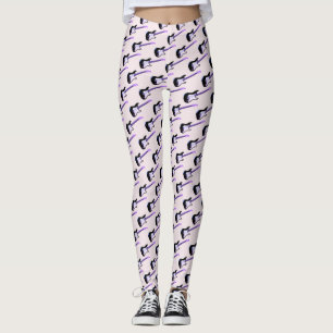 Bass Guitar , Music Custom  Leggings
