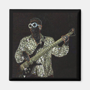 bass guitar music guy sound magnet