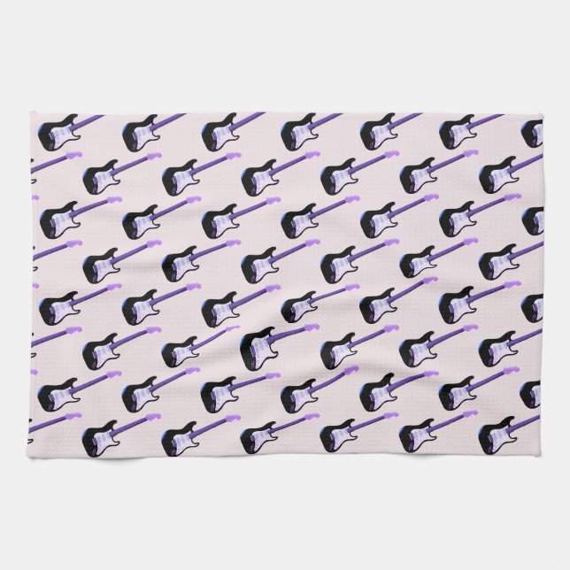 Bass Guitar , Music Tea Towel (Horizontal)